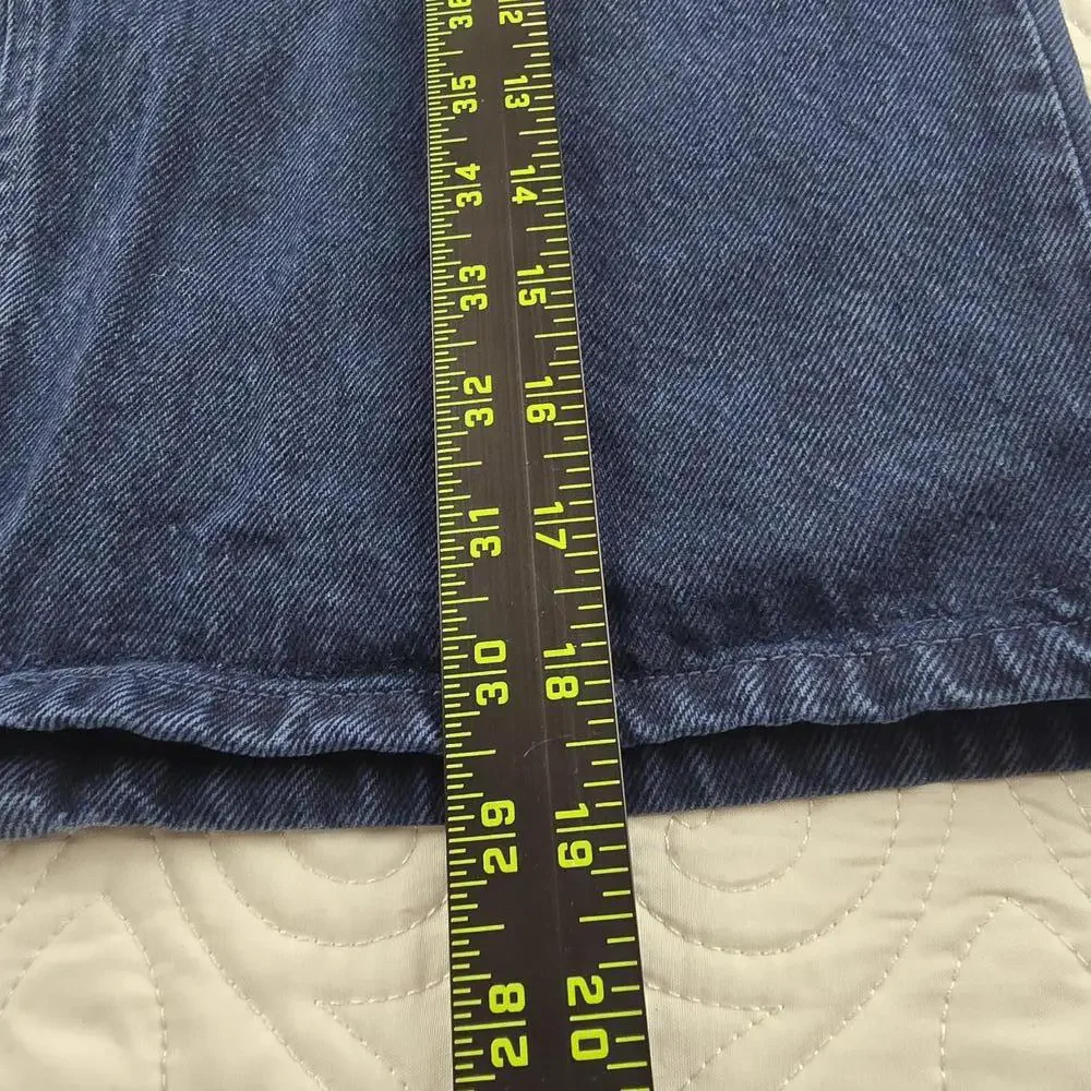 Vintage 1990's Dark Blue Denim Guess Skirt size 27 - Picture 8 of 10